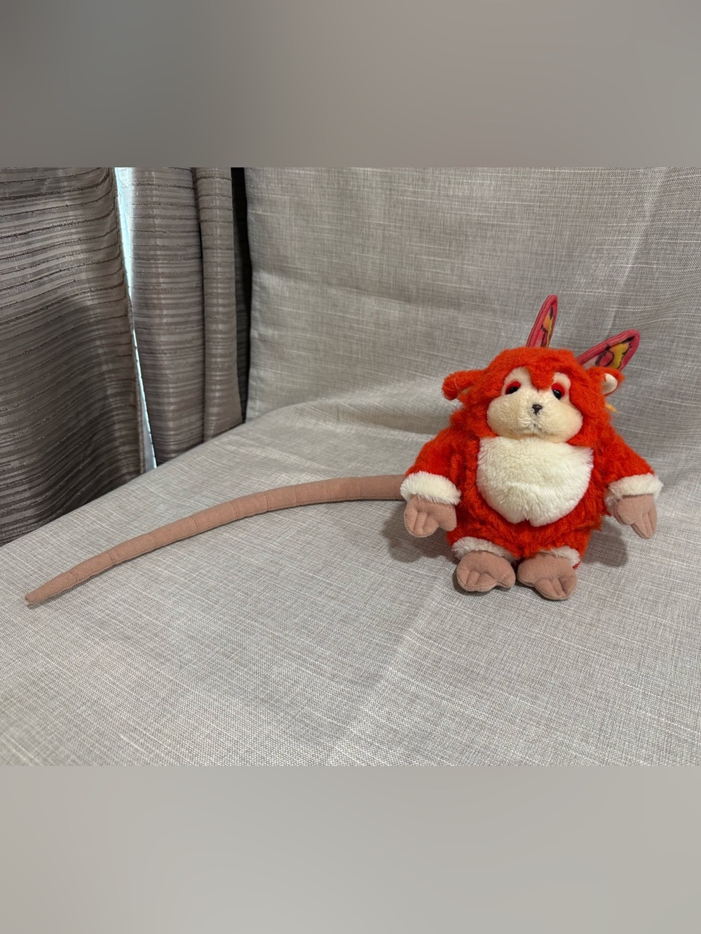 Vintage 1986 Disney Parks Fuzzball Winged Monkey Captain EO Michael Jackson - Picture 2 of 16